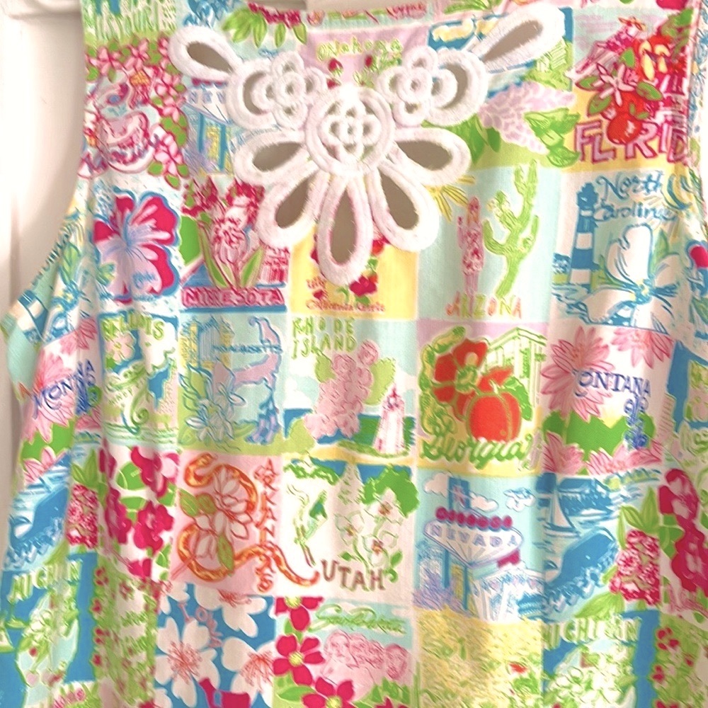 Lilly Pulitzer size 14 - all the states are represented in this limited edition
